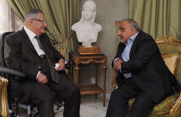 الرئيس مام جلال يلتقي عادل عبدالمهدي